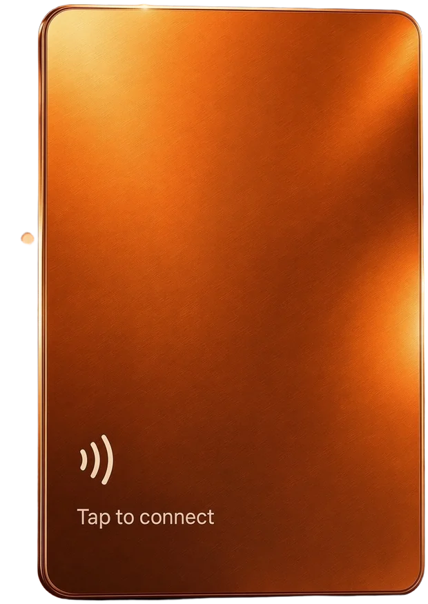 Cosmic Orange — portrait card render