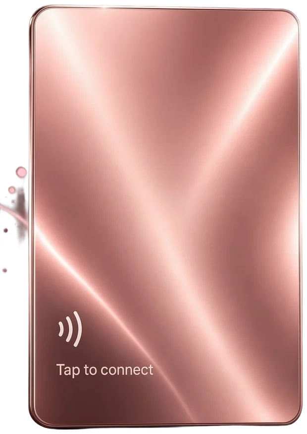 Rose Gold — portrait card render